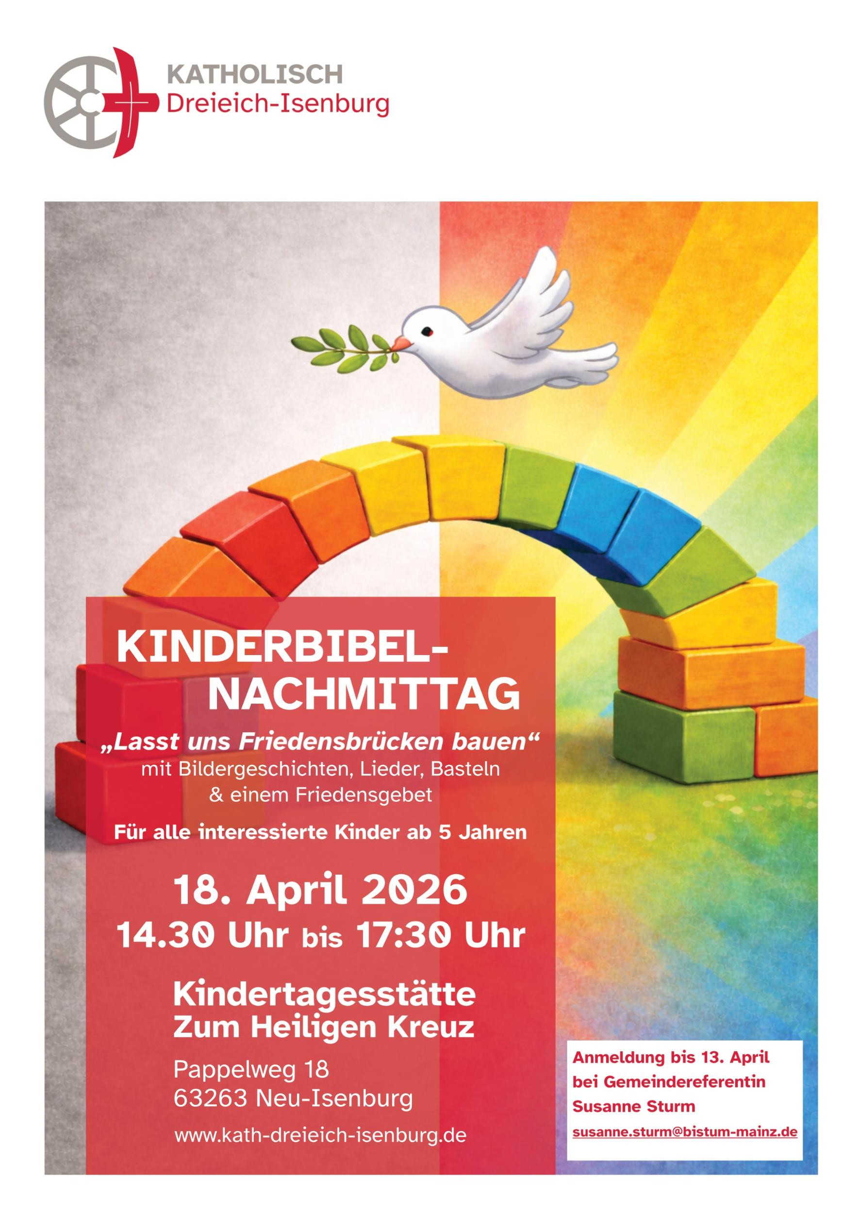 Plakat zum Kinderbibeltag (c) Dietmar Thiel