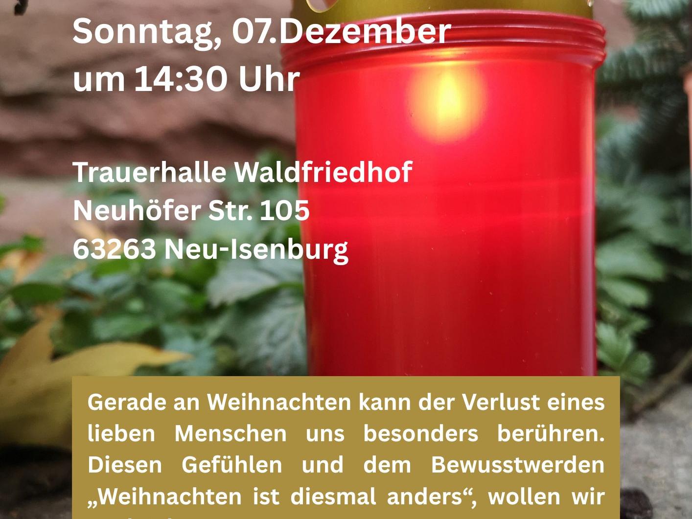 Weihnachten ist diesmal anders! (c) N. Hillabrand