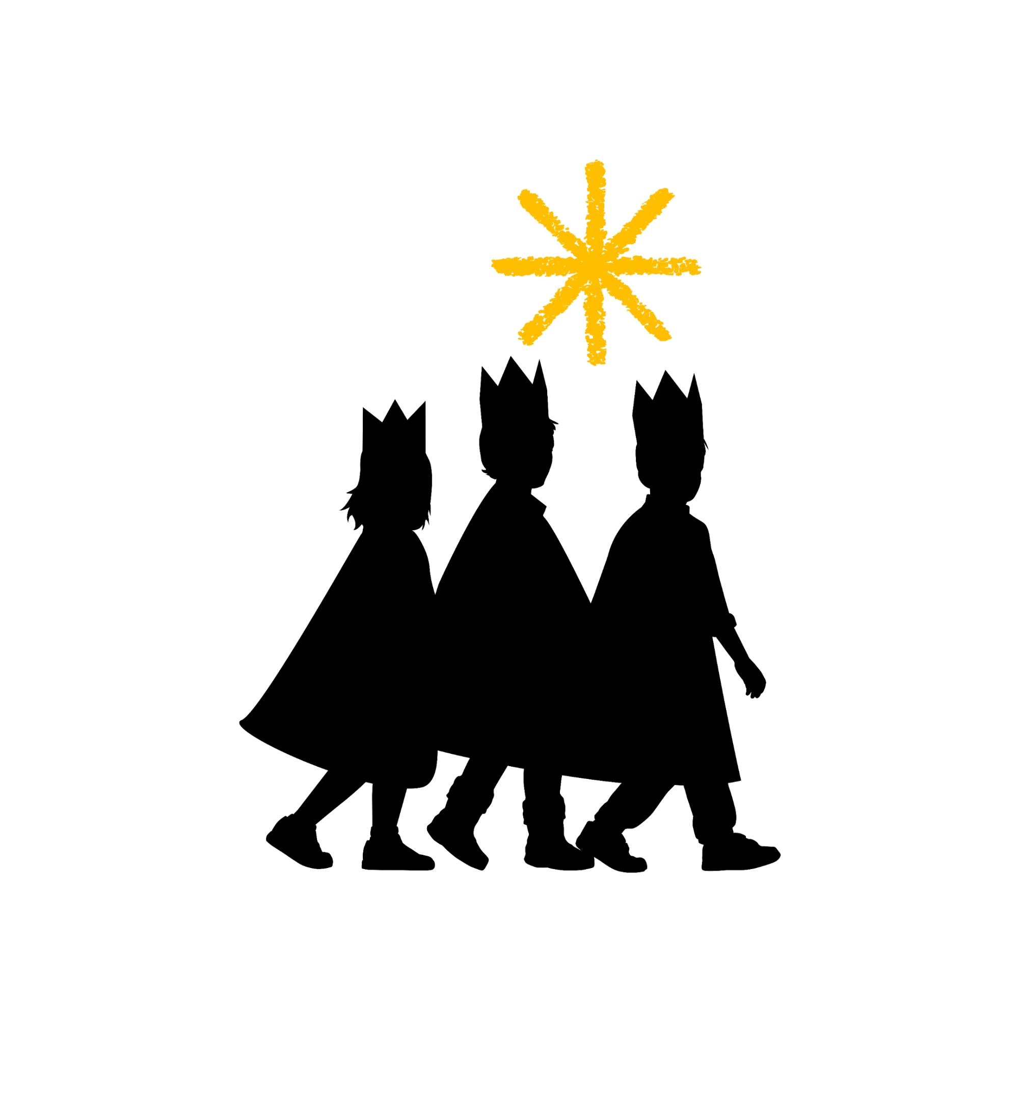 Sternsinger silhouette_schwarz_v2