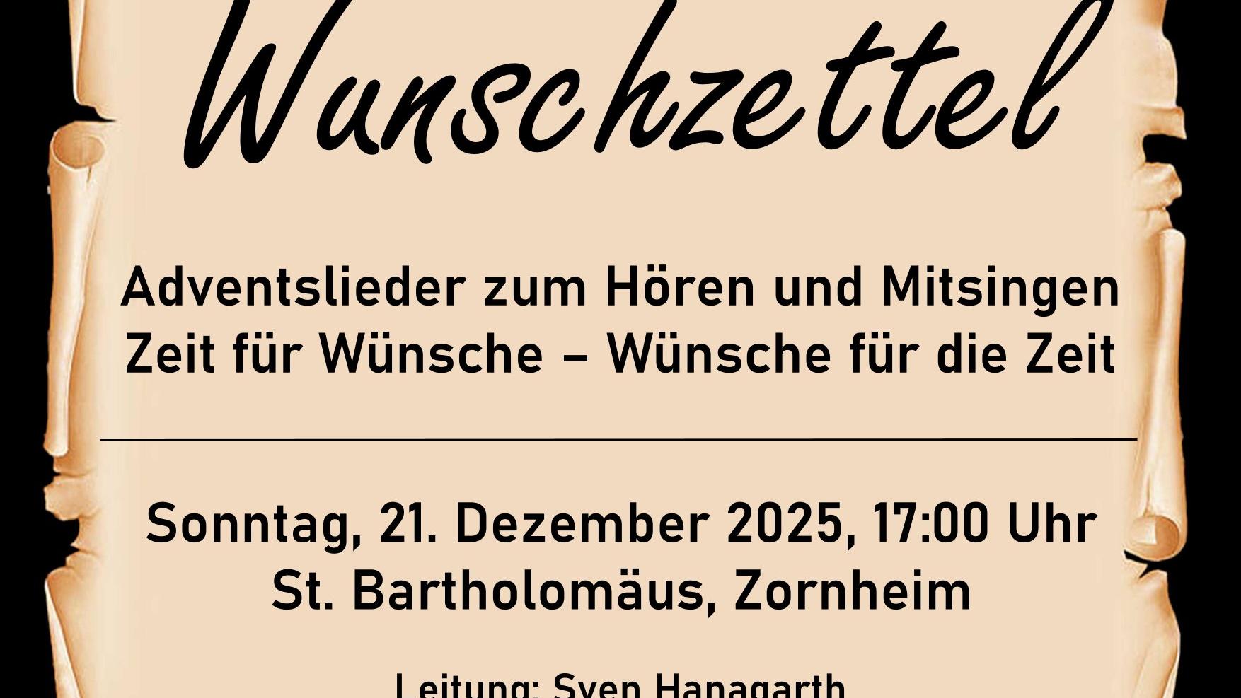 CHORisma Wunschzettel (Adventskonzert '25) (c) Sven Hanagarth