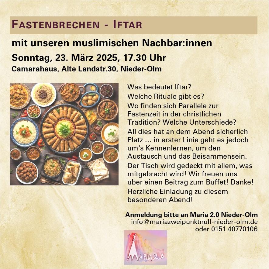 Flyer Fastenbrechen_digital (c) Andrea Keber