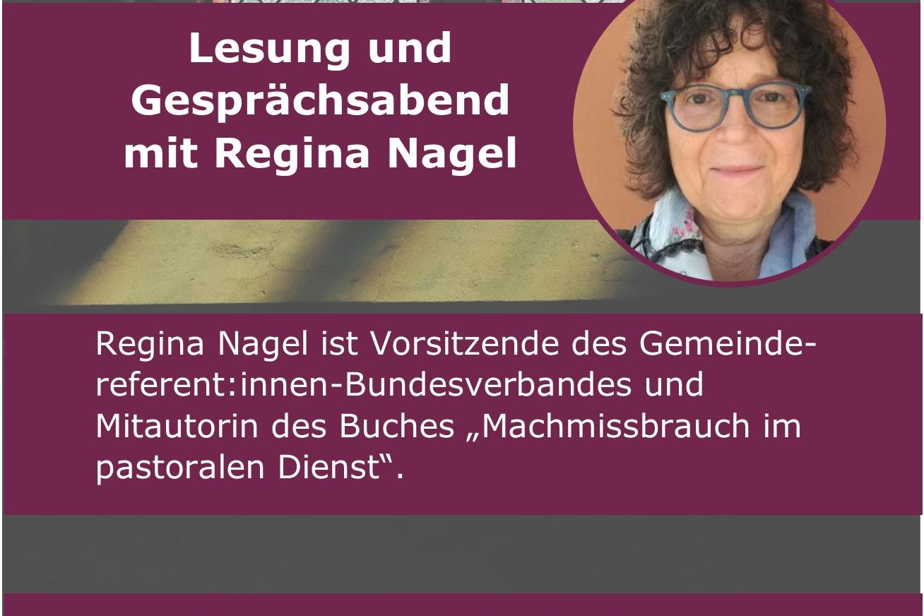 Flyer_Lesung und Gesprächsabend Regina Nagel_13.9.2023 (c) Andrea Keber