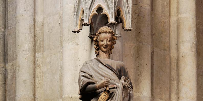 Lachender Engel_ Dom Regensburg