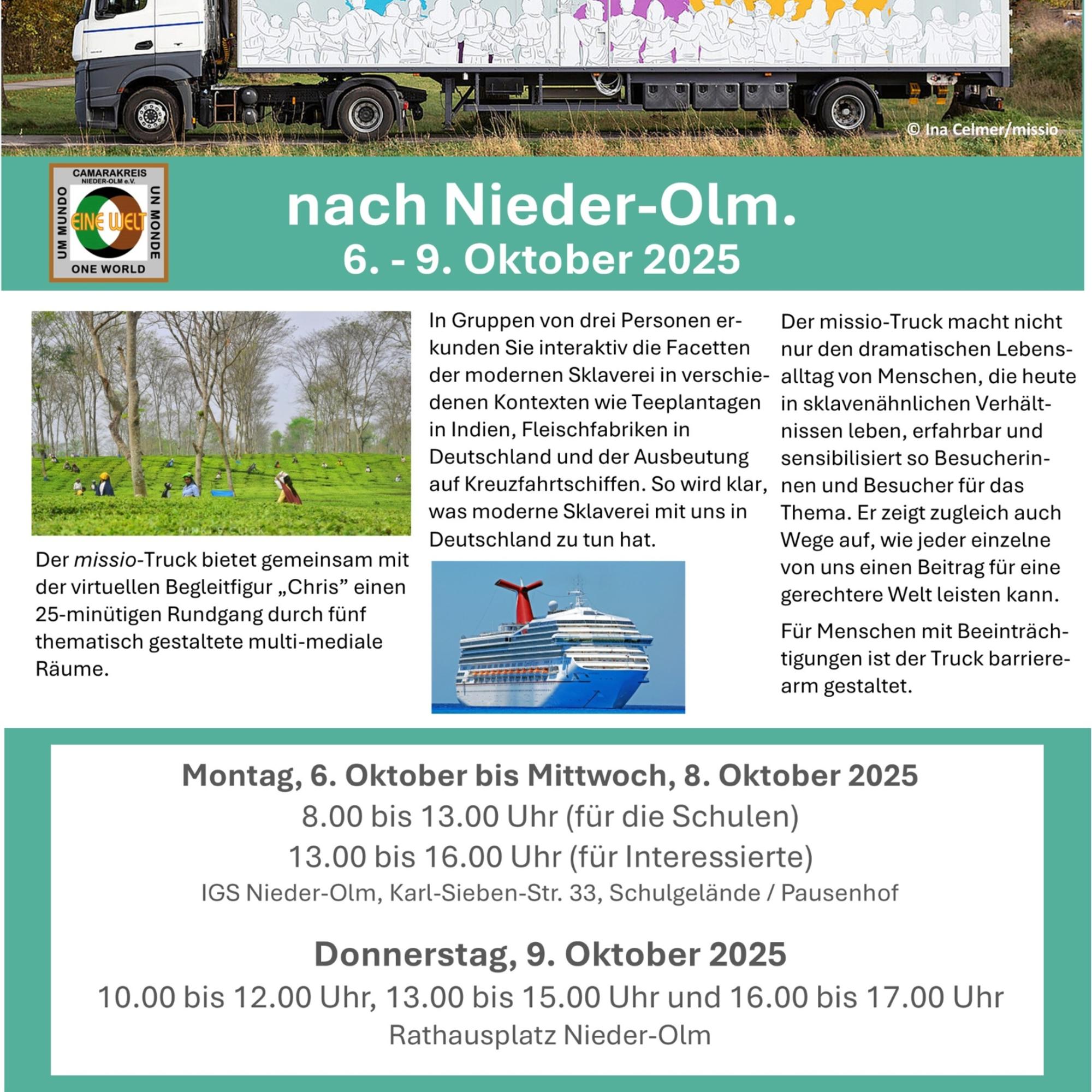 Missio Truck aktuell (c) Camarakreis Nieder-Olm e.V.