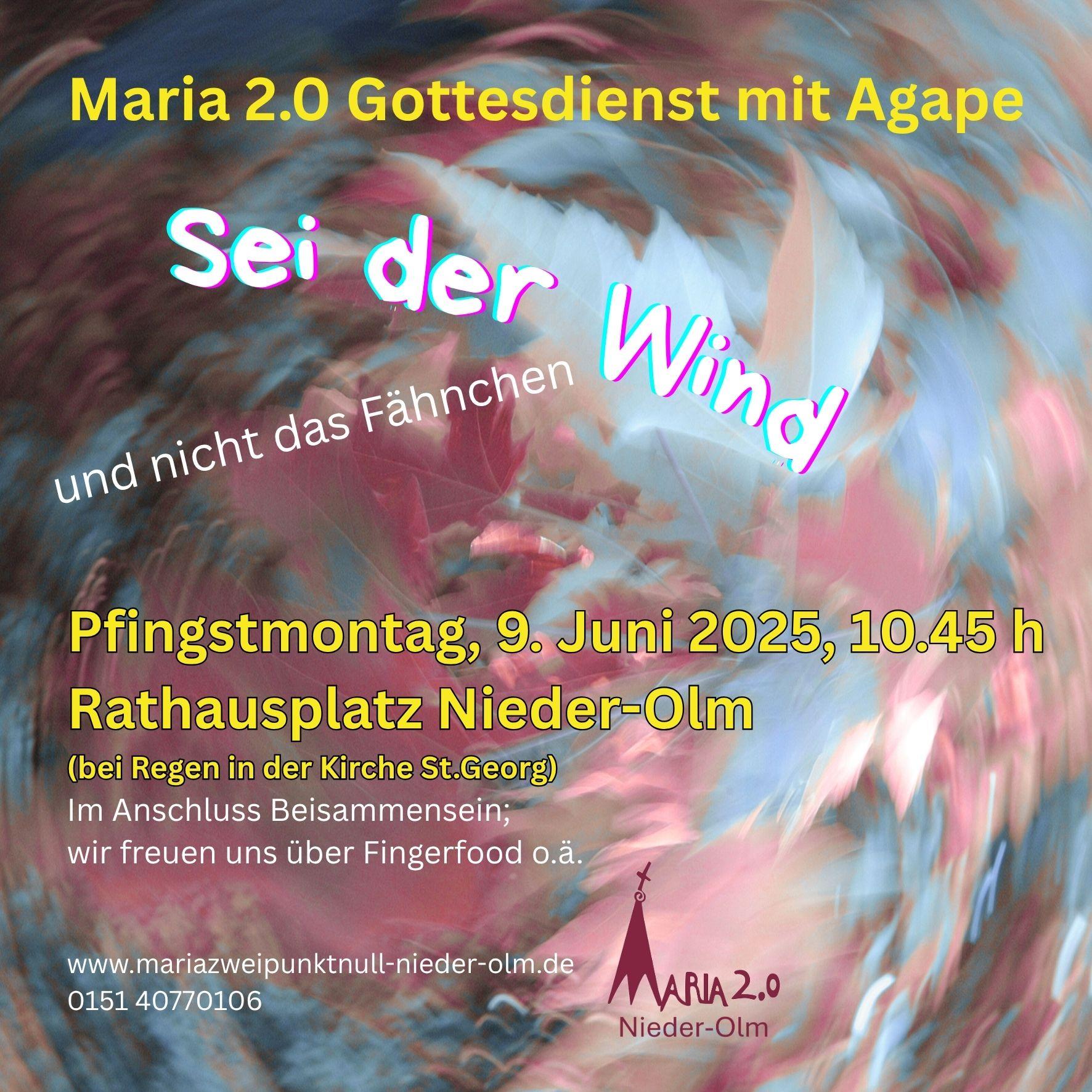 Sei der Wind und nicht das Fähnchen