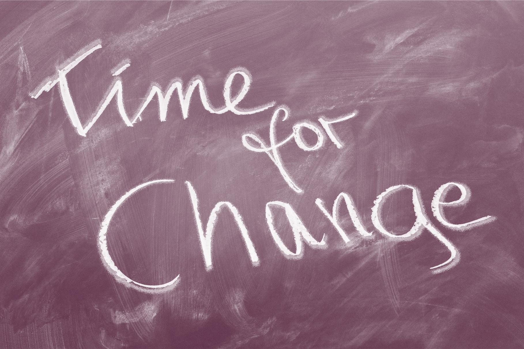 Time for change (c) pixabay.com
