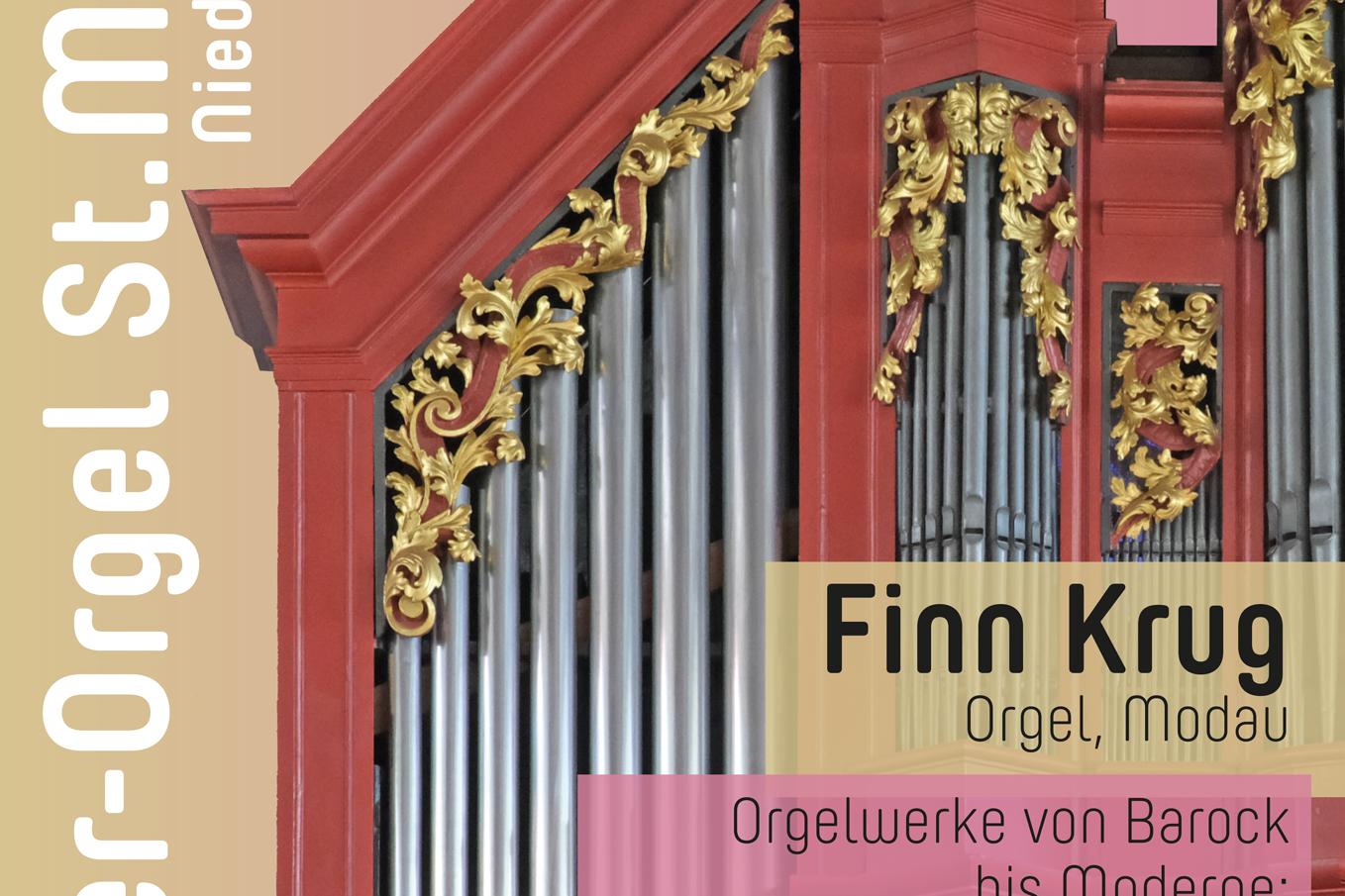 Plakat Orgelkonzert 26.01.2025