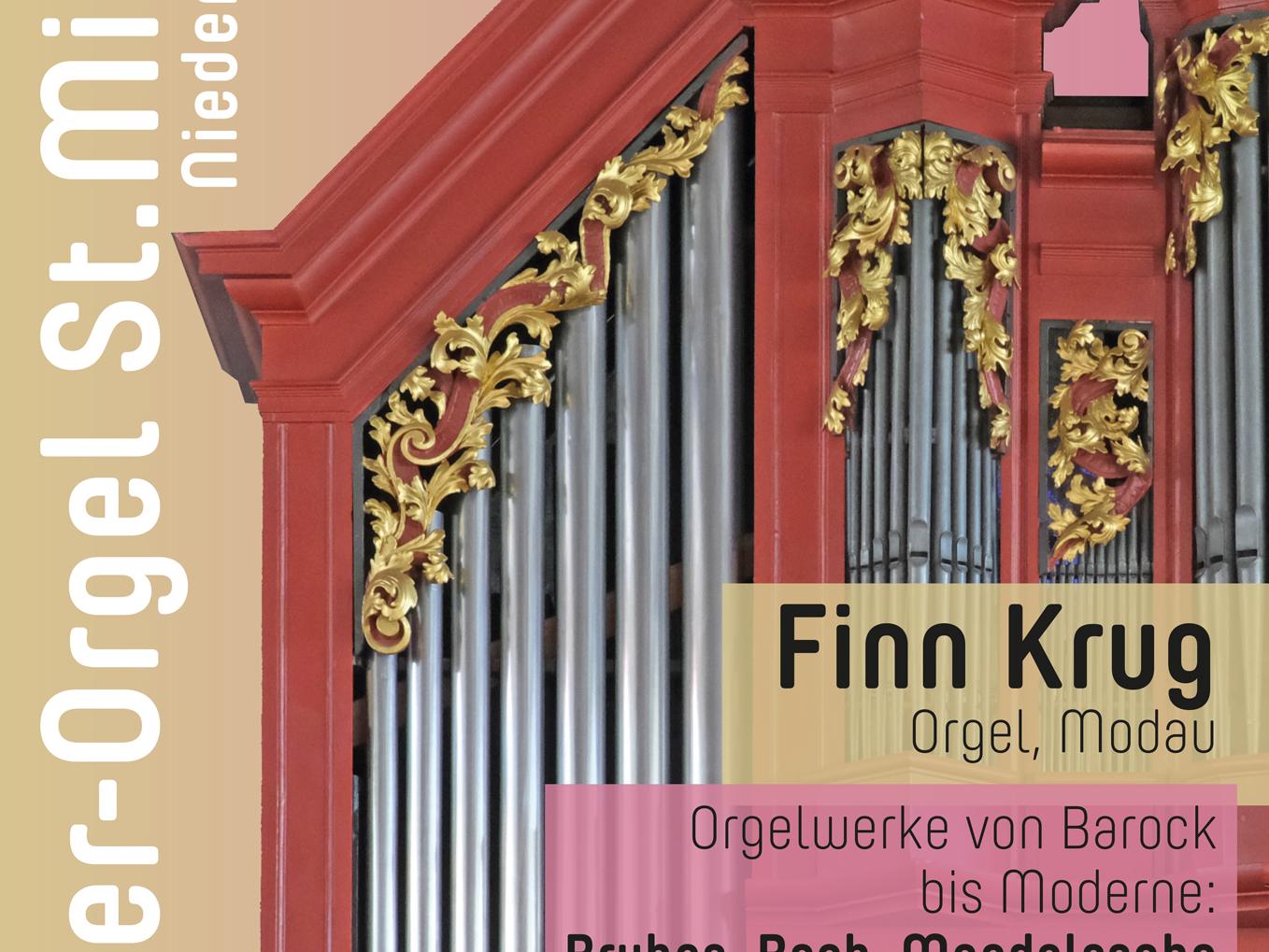 Plakat Orgelkonzert 26.01.2025