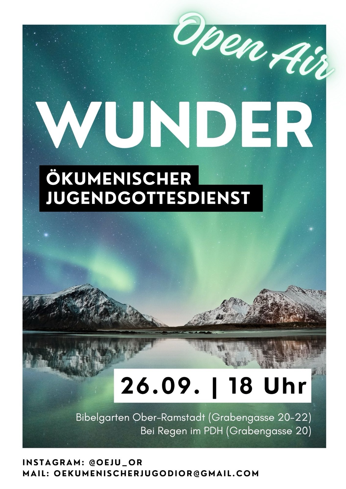 Jugendgottesdienst am 26.09.2026