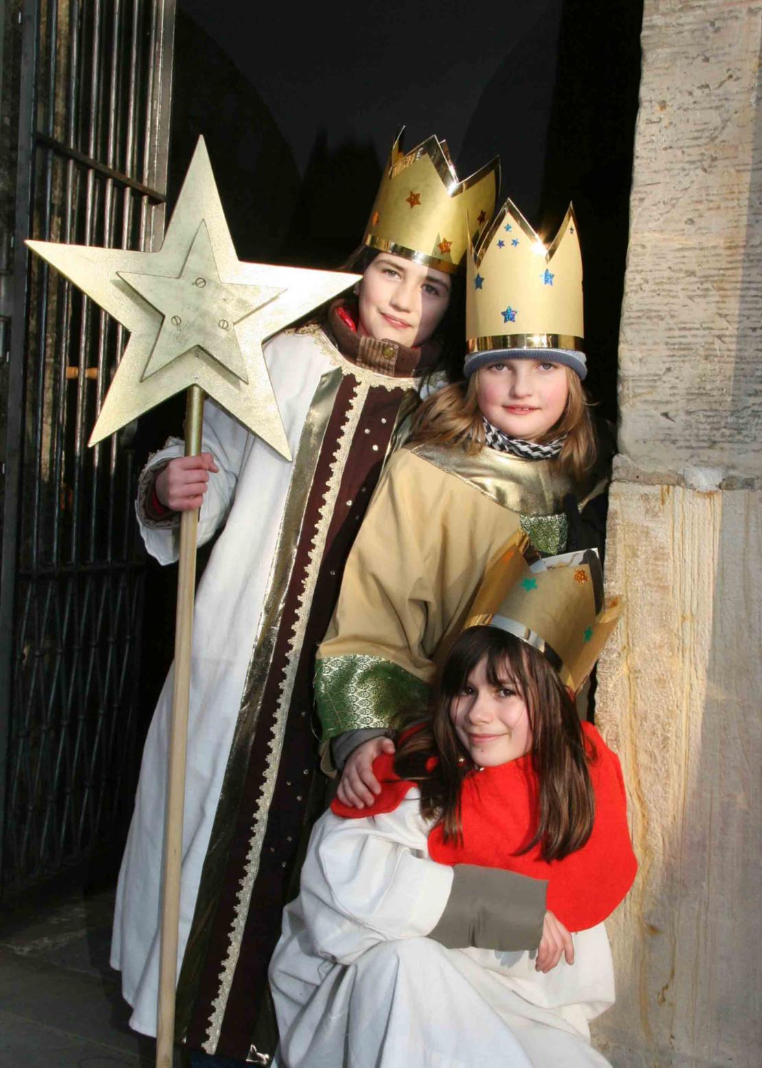 Sternsinger (c) Katrin Erbe-Kindermissionswerk-Pfarrbrievservice
