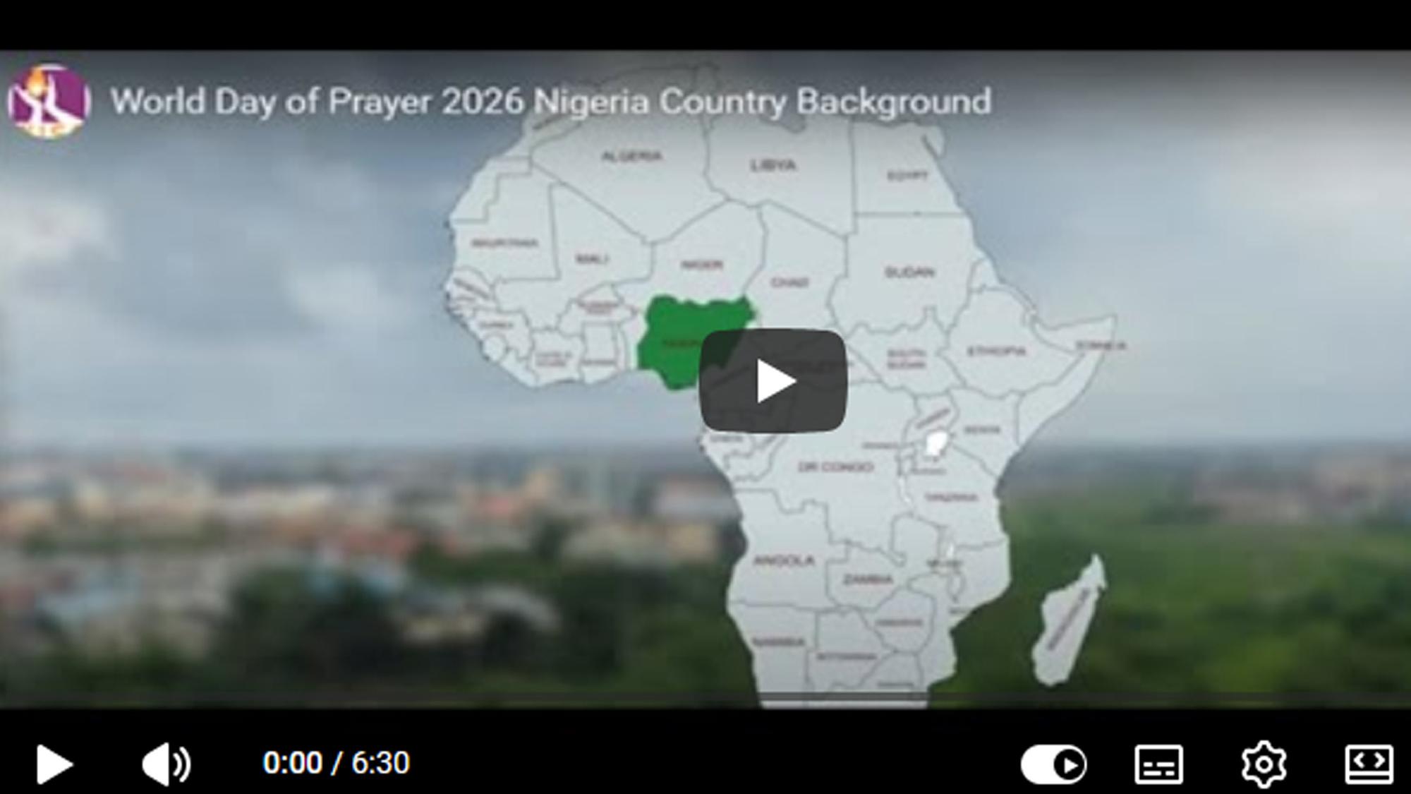 Weltgebetstag am Fr 06.03.2026 - Nigeria „Kommt! Bringt eure Last.“