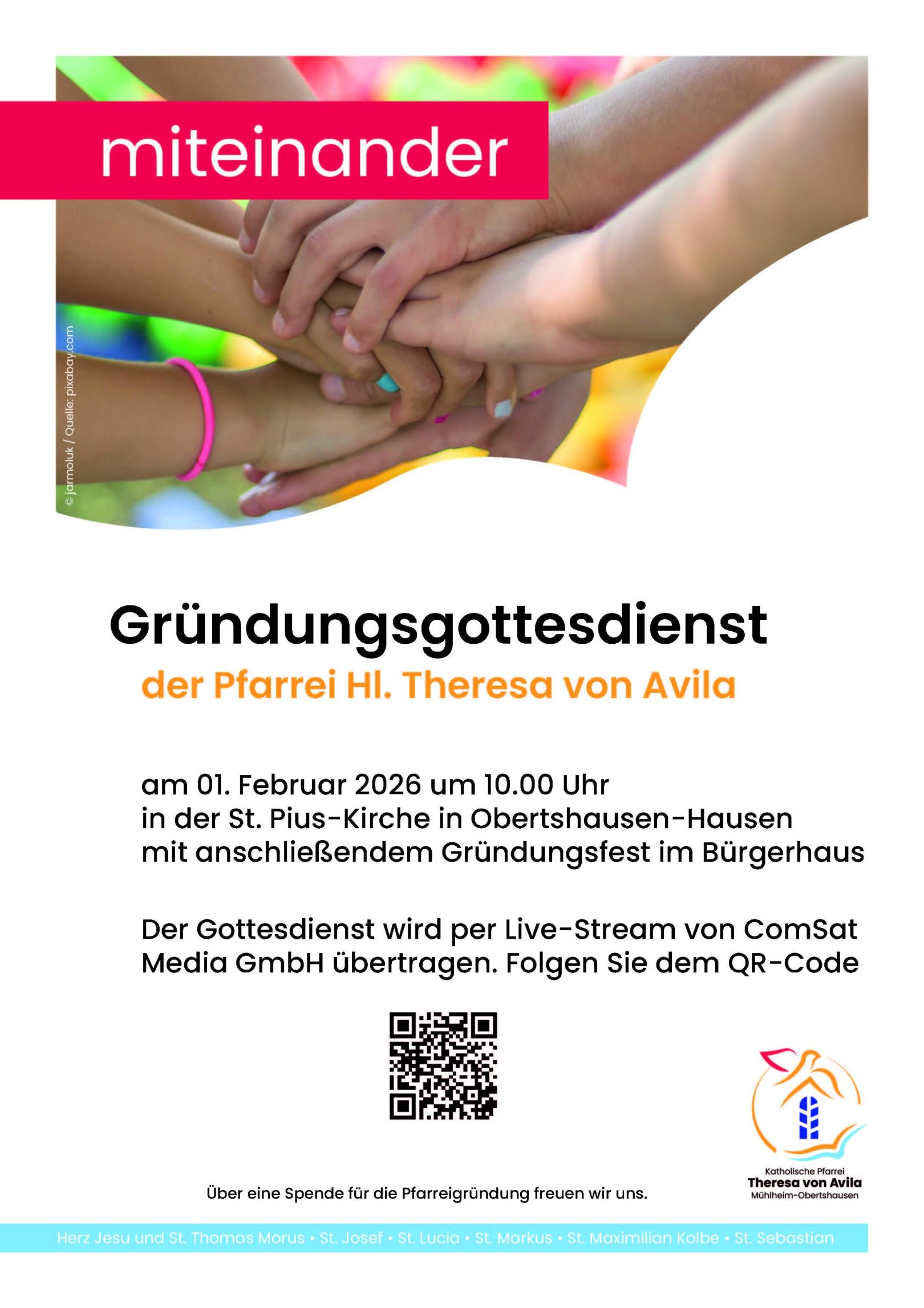 Gründungsgottesdienst (c) Pfarrei TvAvila