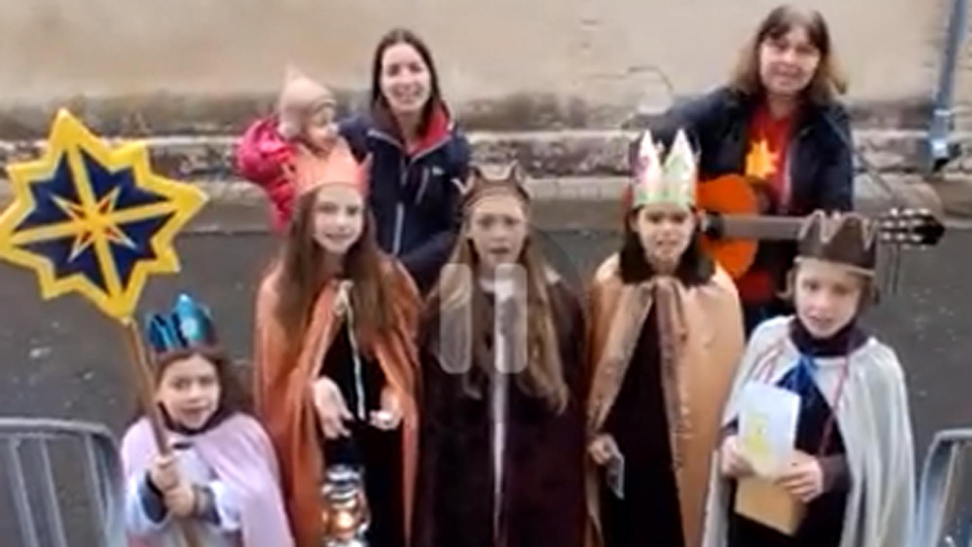 Ein Hausbesuch der Sternsinger Obertshausen