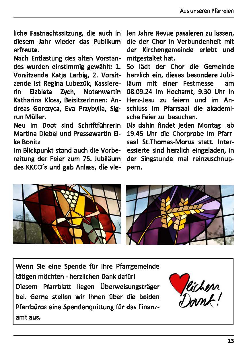 Pfarrbrief-Nr. 185 (13) (c) Pfarreien Herz Jesu und St. Thomas Morus, Obertshausen