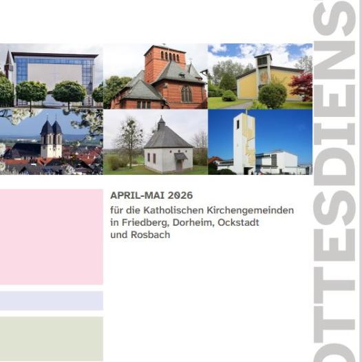 Gottesdienstordnung Bild (c) Pastoralraum Wetterau Mitte