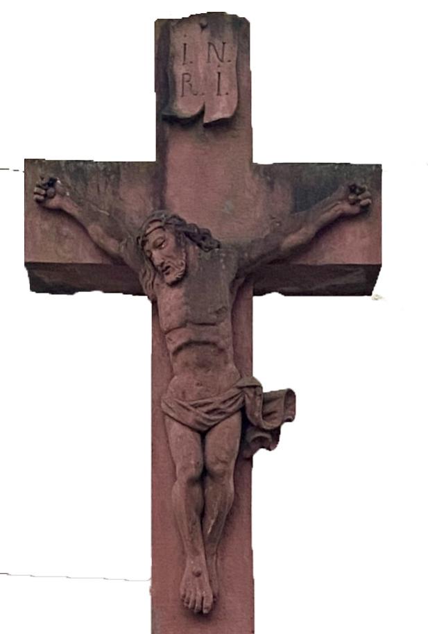 Kreuz obere  Bachgasse 3 (c) St. Jakobus Ockstadt