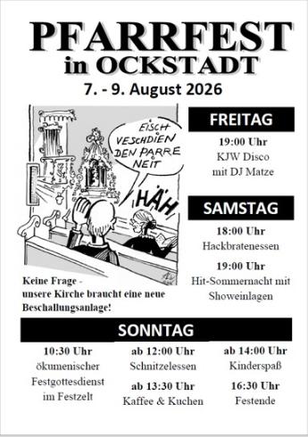 Pfarrfest 2026 (c) St. Jakobus Ockstadt