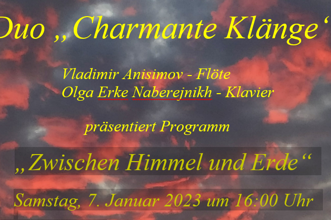 Plakat Duo Charmante Klänge Jan 2022