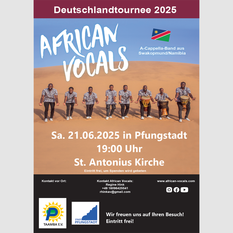African Vocals - Deutschlandtournee 2025 - Pfungstadt (c) African Vocals