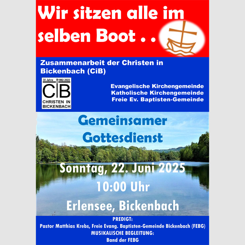 2025-06-22 Gottesdienst am Erlensee