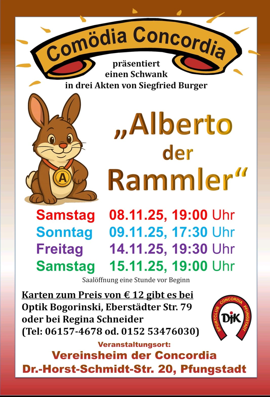 Alberto der Rammler (c) Comödia Concordia, Pfungstadt