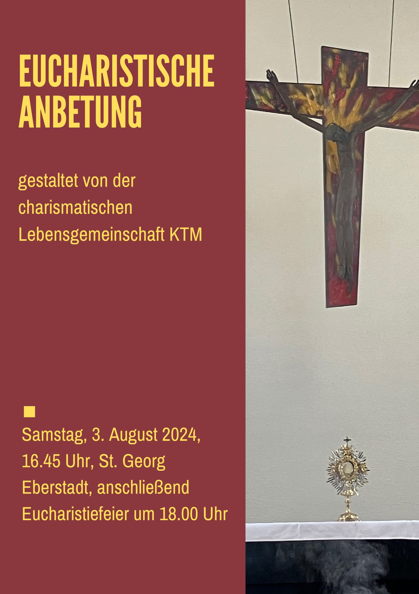 Eucharsitische Anbetung August 2024 (c) Christoph Nowak