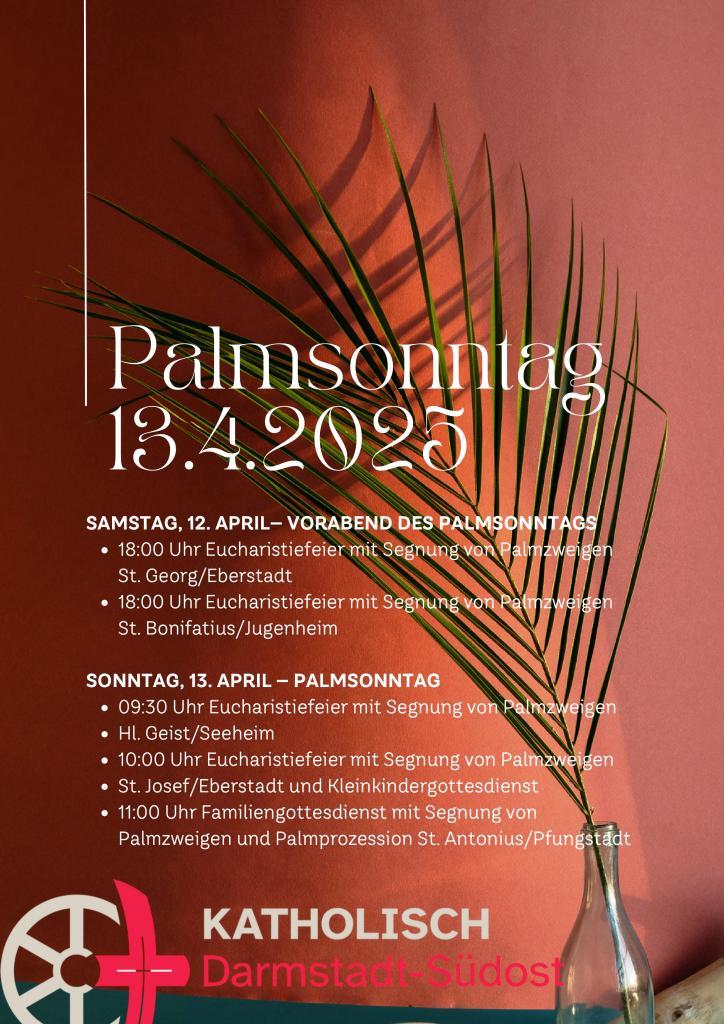 Plakat Palmsonntag 2025 (c) Christoph Nowak