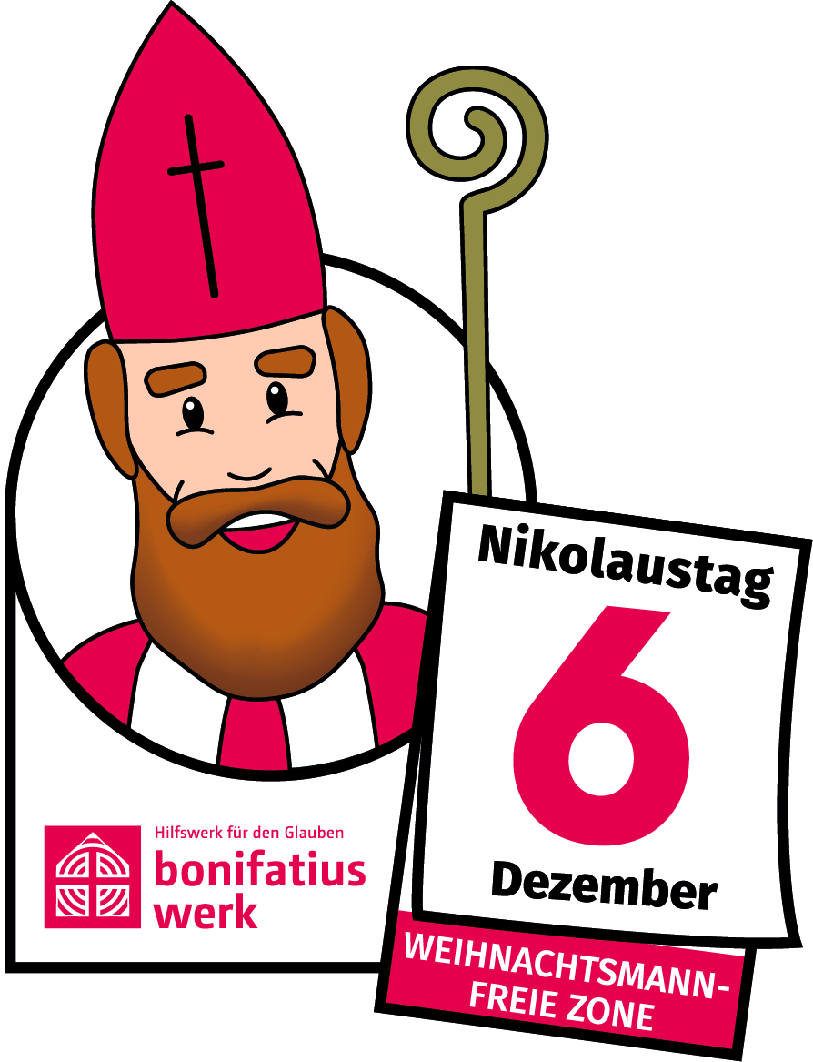 Weihnachtsmannfreie Zone Logo (c) Bonifatiuswerk