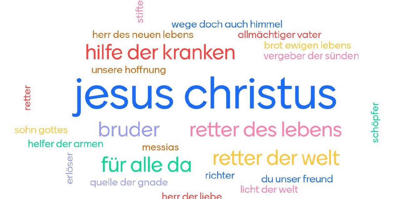 Namen für Jesus - Ergebnis eines digitalen Gottesdienstes