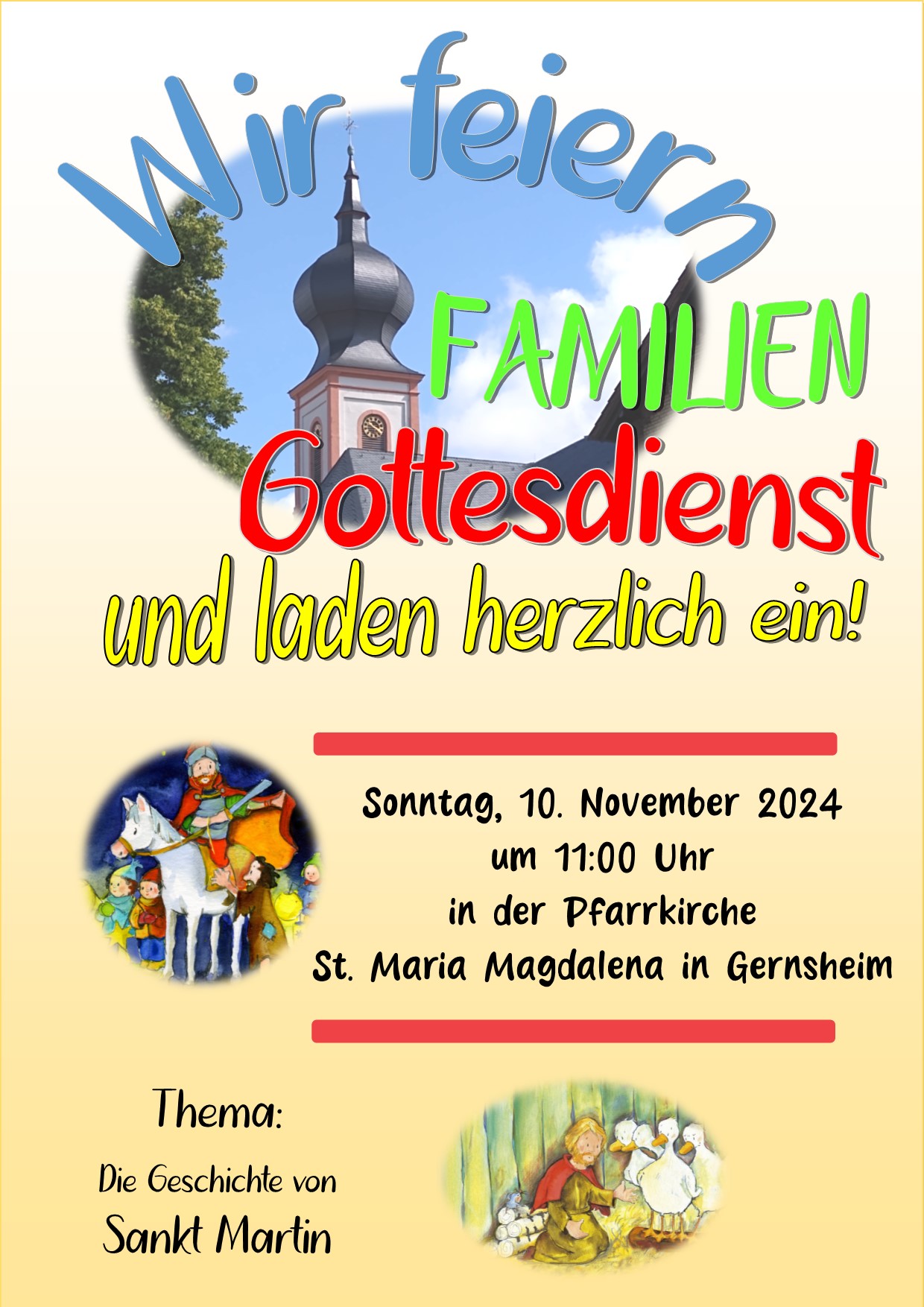 St. Martin-Familiengottesdienst (c) St. Maria Magdalena, Gernsheim