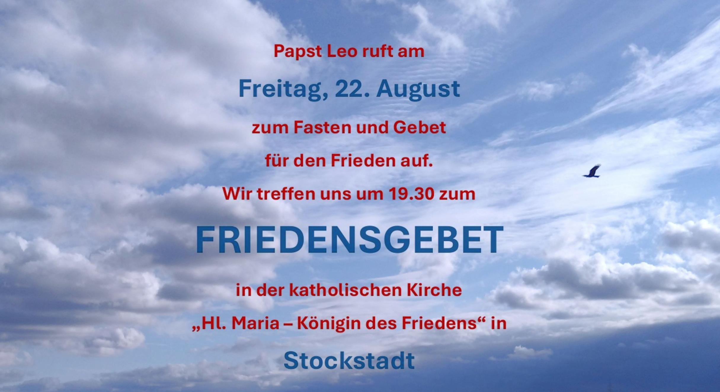 Friedensgebet