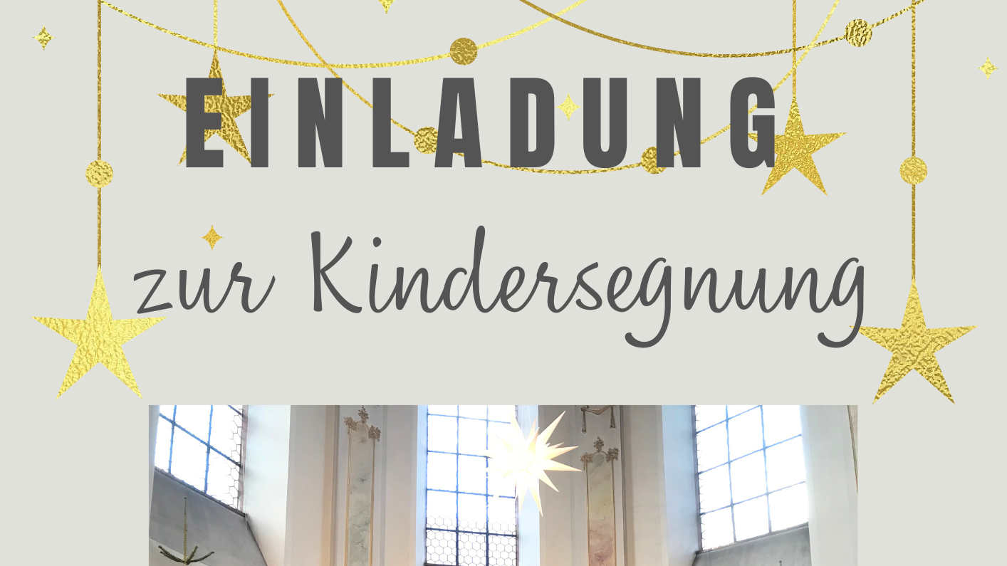 Kindersegnung