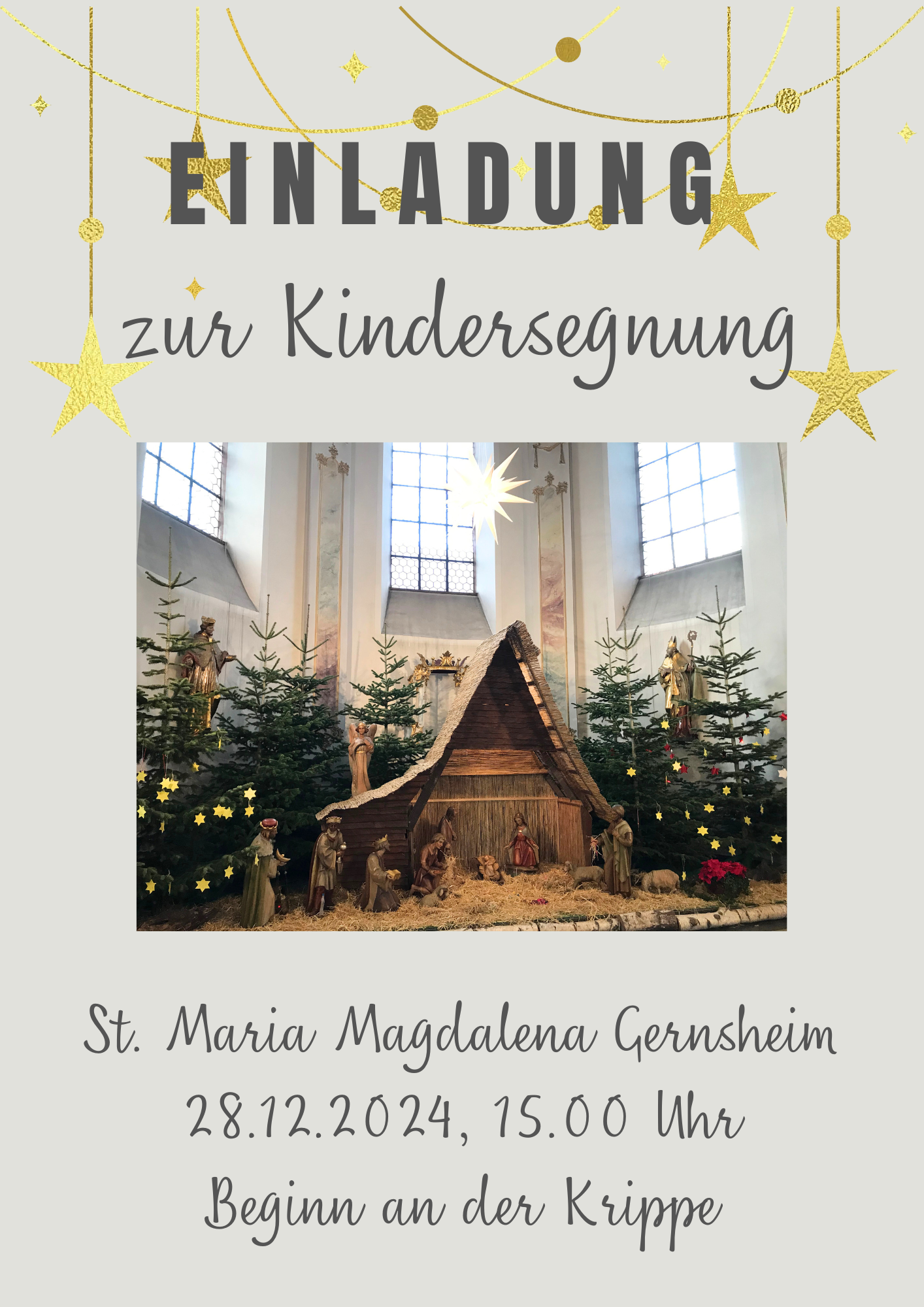 Kindersegnung 2024 (c) Pastoralraum Nördliches Ried