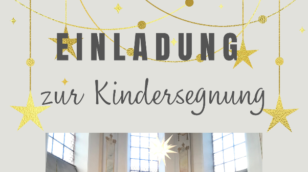 Kindersegnung 2024