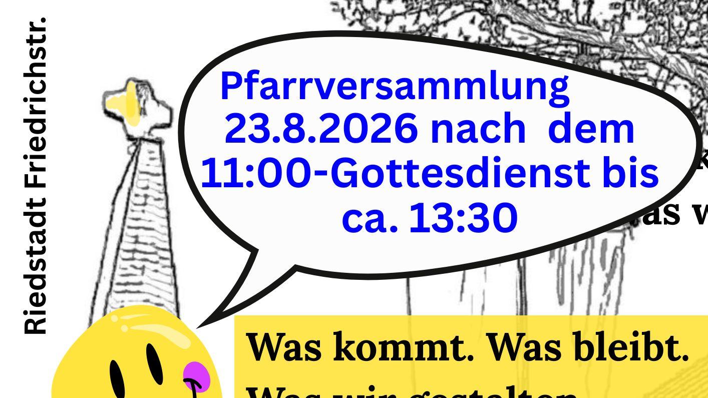 Pfarrversammlung in Riedstadt