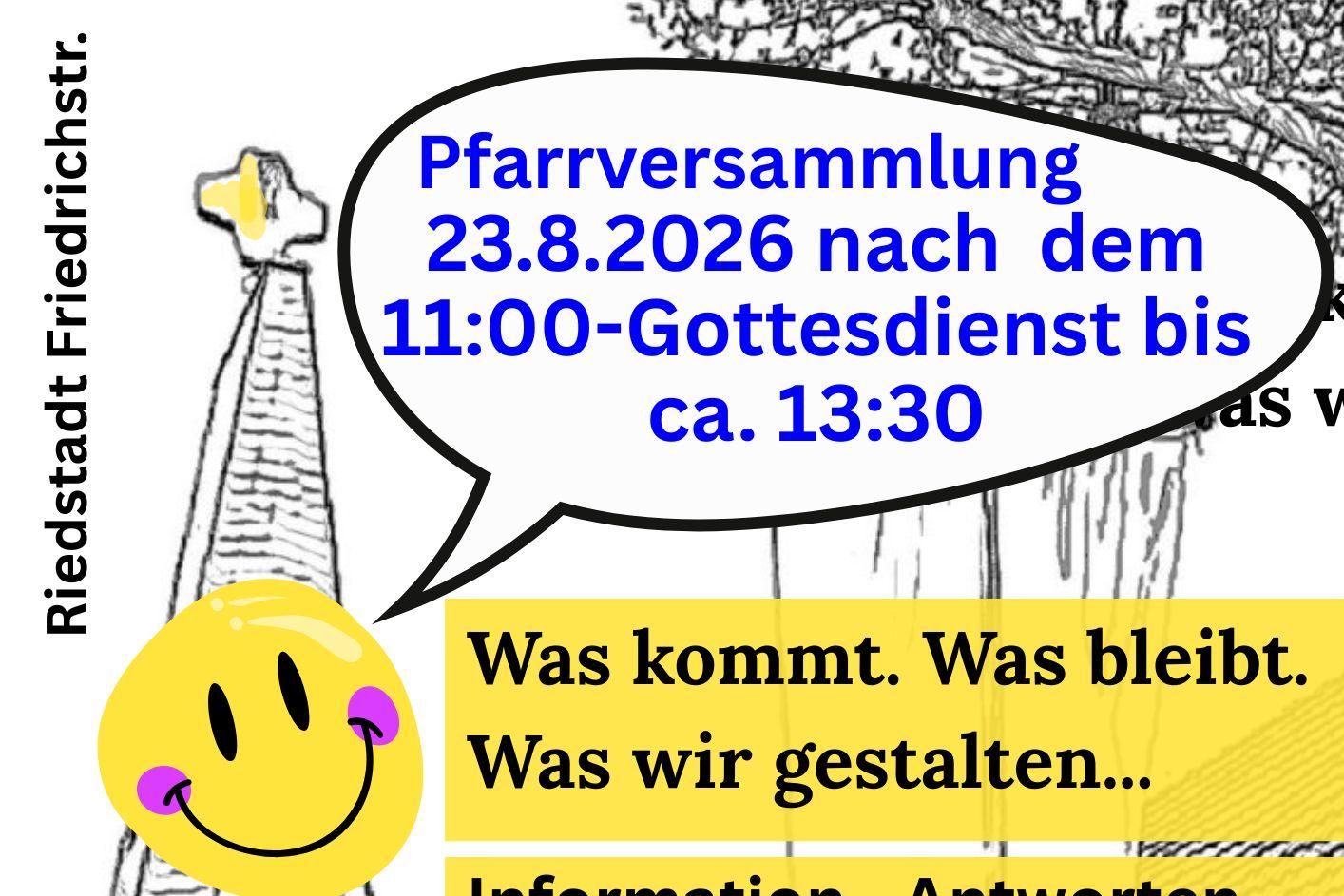 Pfarrversammlung in Riedstadt