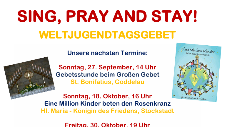 Sing, Pray and Stay