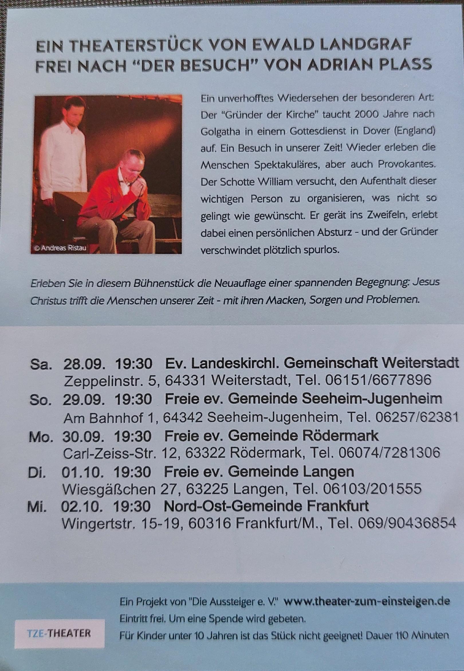 Flyer Rückseite (c) www.theater-zum-einsteigen.de