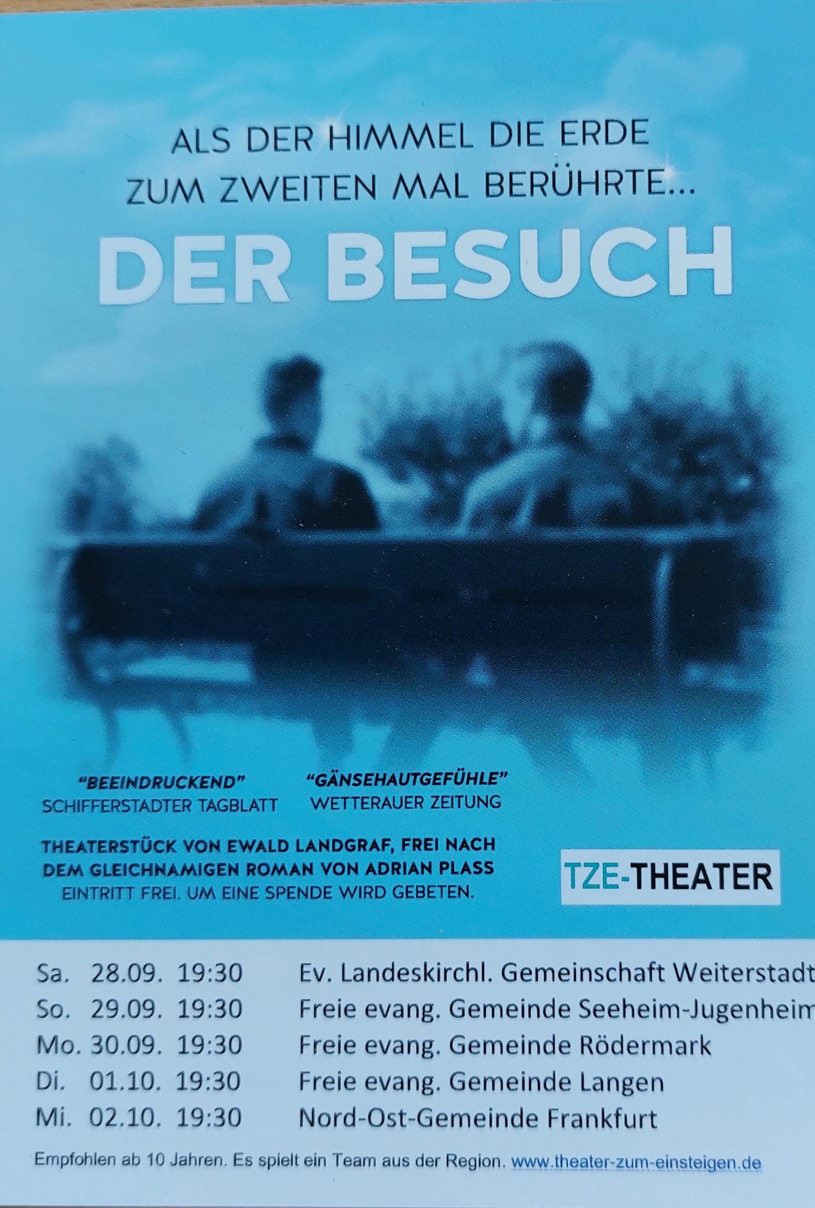 Flyer Vorderseite (c) www.theater-zum-einsteigen.de