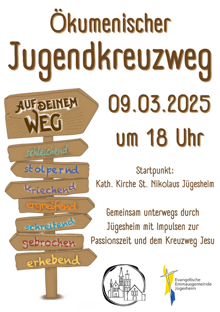 Jugendkreuzweg 2025 (c) Katholische Pfarrgemeinden St. Nikolaus & St. Marien Rodgau