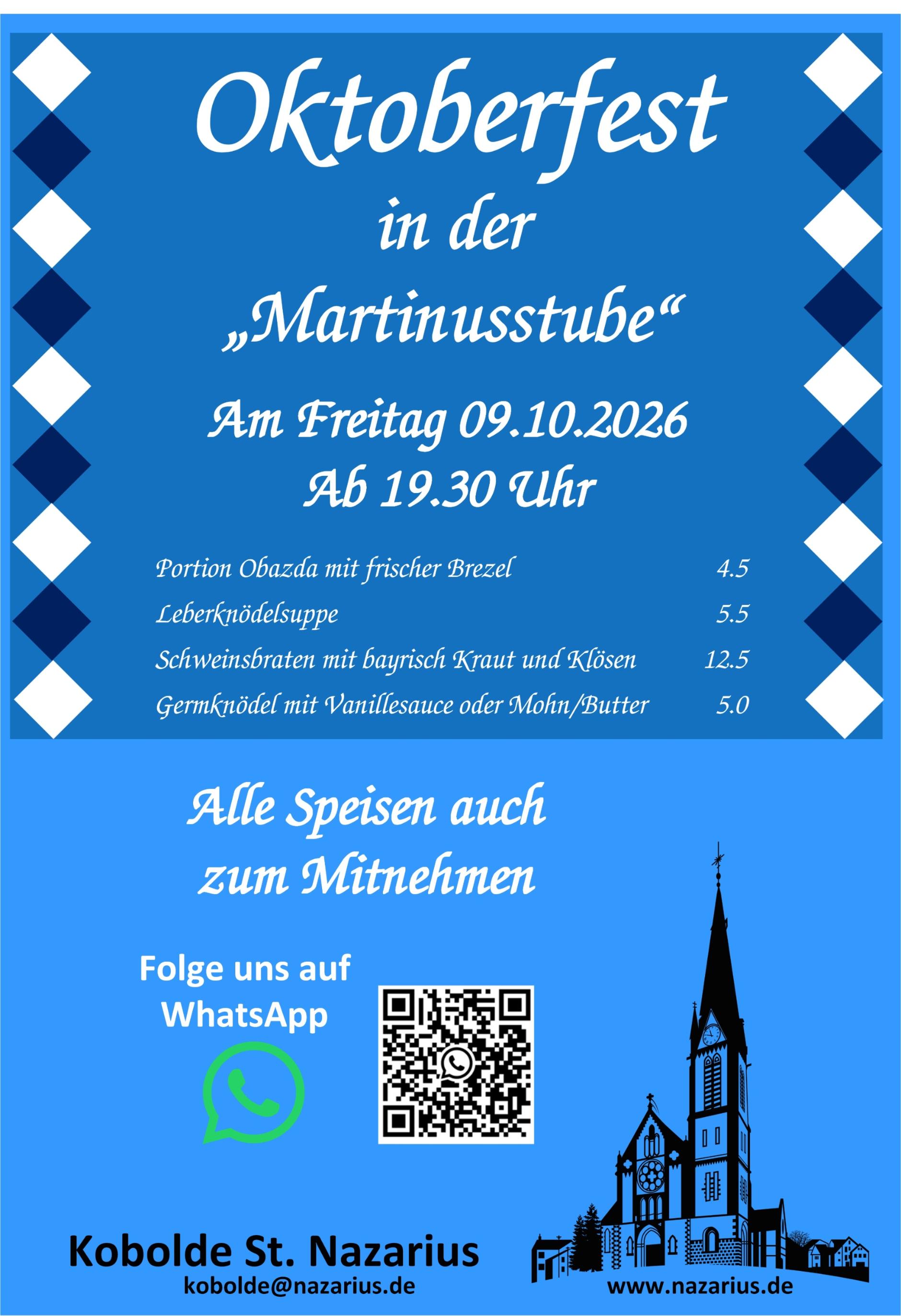 Karte Oktoberfest 2026 (c) kobolde.de