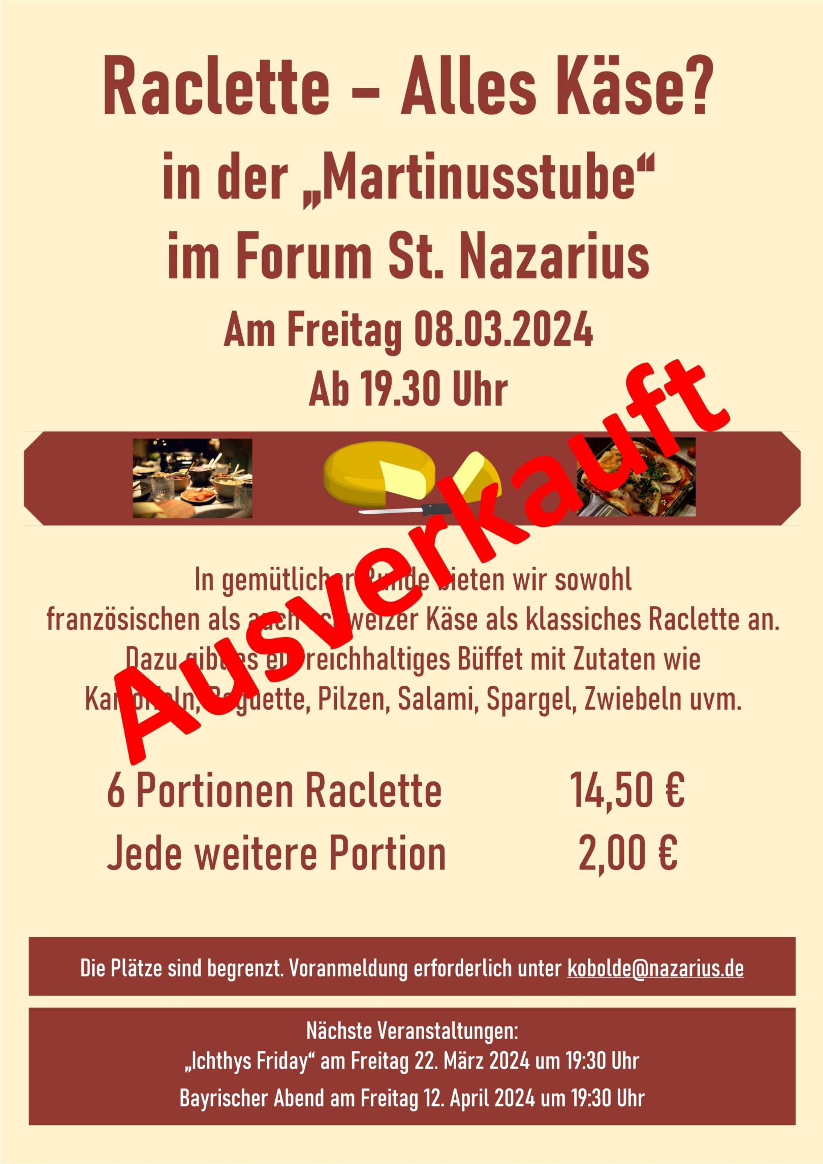 Karte Raclette 2024 Ausverkauft 512x512 (c) kobolde.de