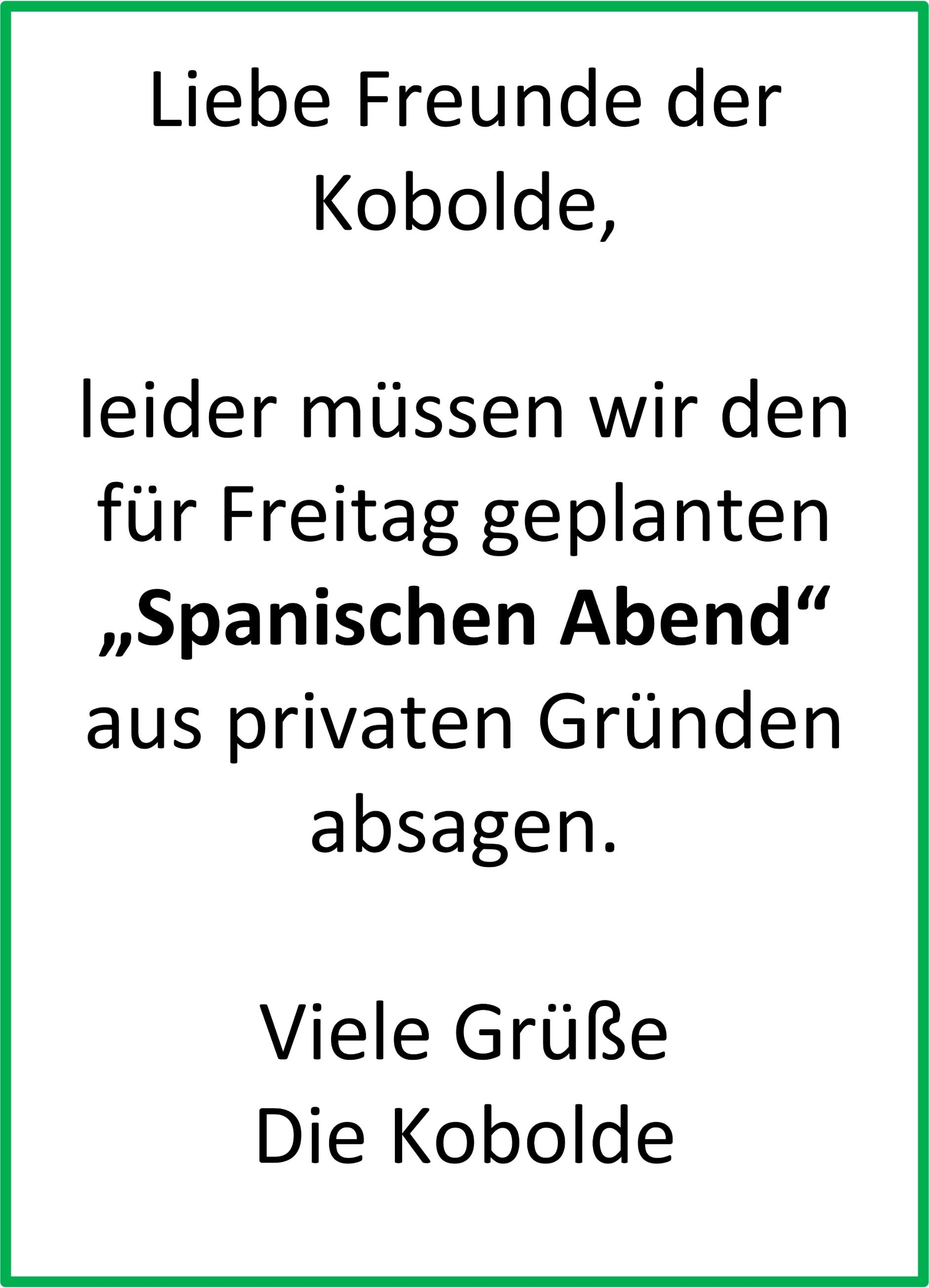 Karte Spanischer Abend 2025 - Absage (c) kobolde.de