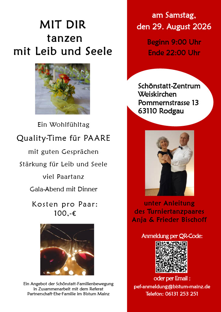 Plakat - Mit Dir tanzen mit Leib und Seele_1 (c) Schönstatt-Familienbewegung