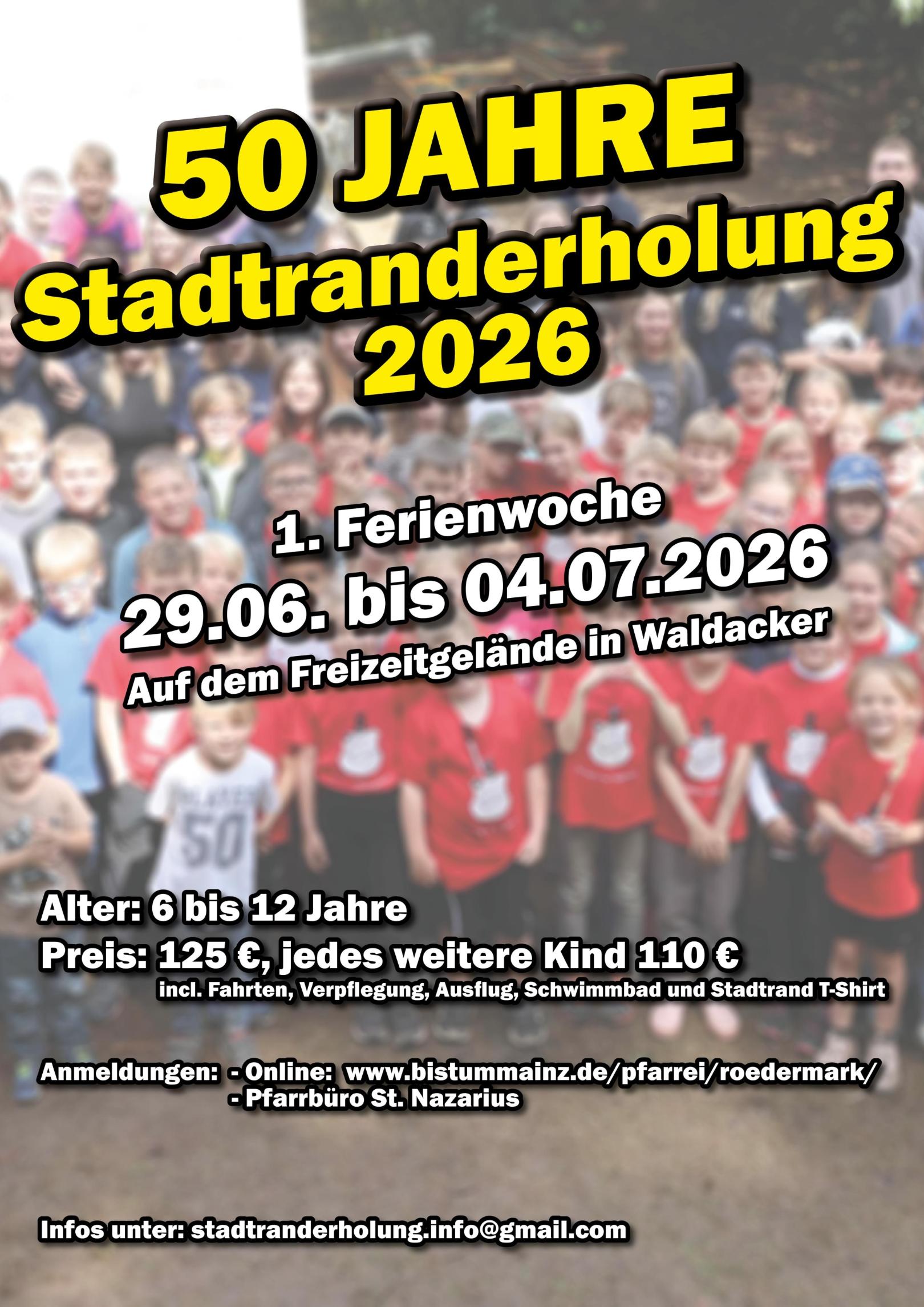 Stadtranderholung 2026 (c) Nazarius.de