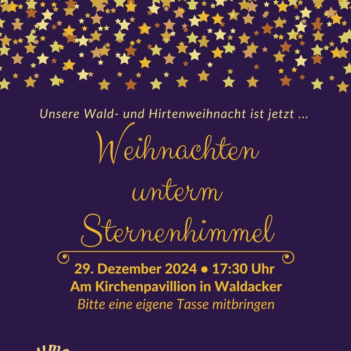 Weihnachten unterm Sternenhimmel