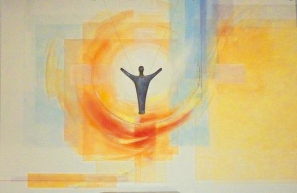 Gemälde an der Altarwand