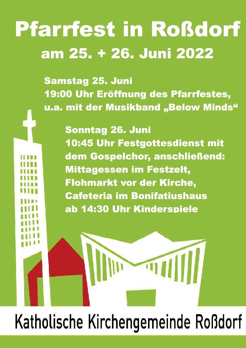 Plakat Pfarrfest 2022