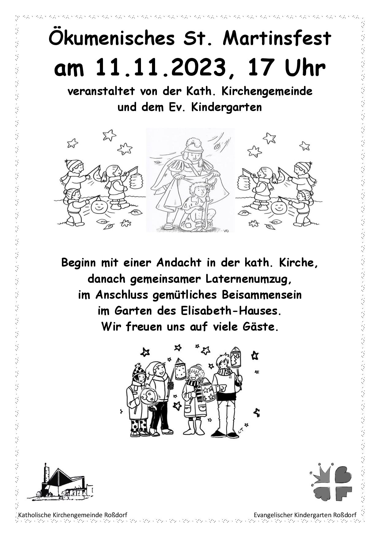 St.Martin Plakat 2023 (c) Evangelischer Kindergarten Roßdorf