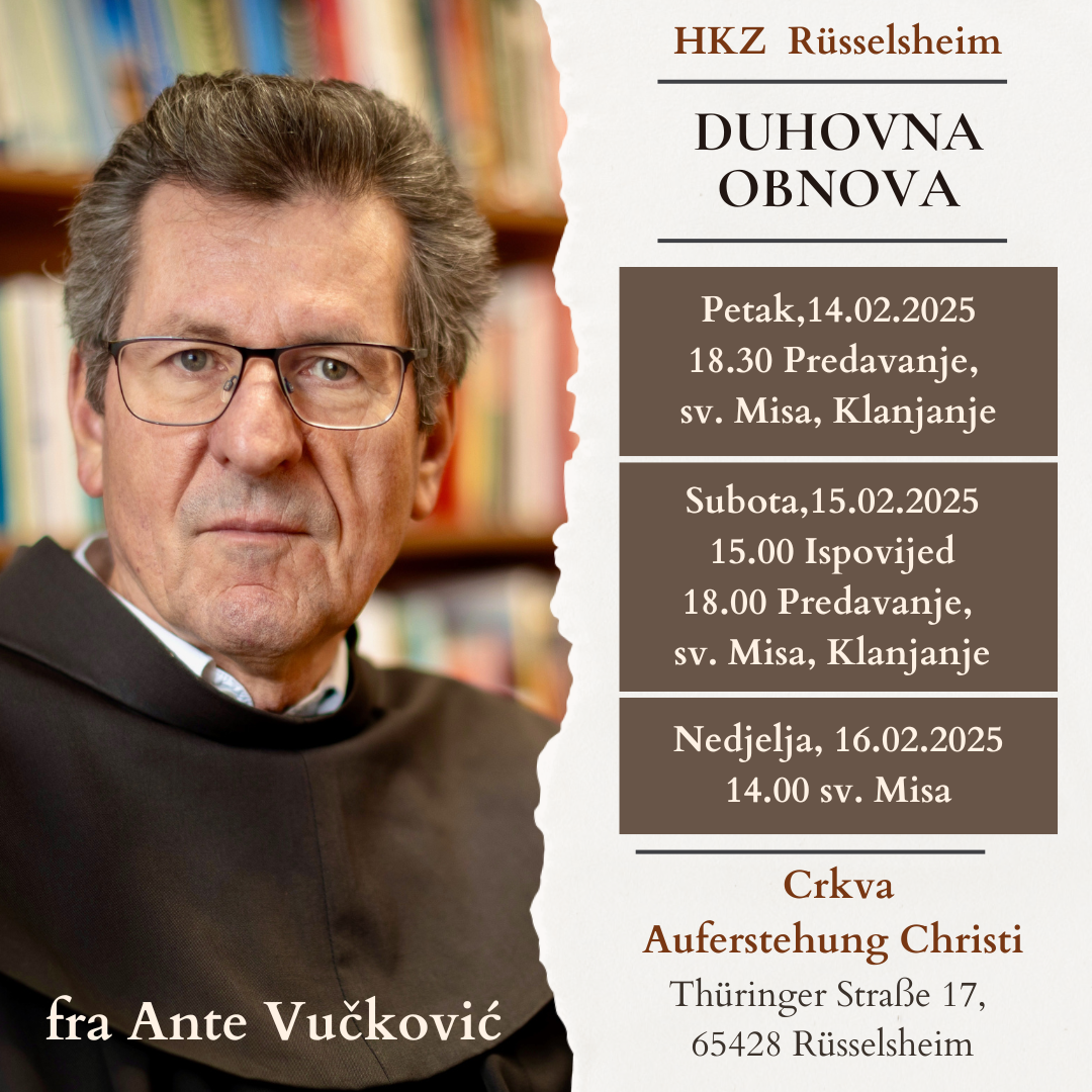 Duhovna obnova fra Ante Vučković (c) hkz ruesselsheim